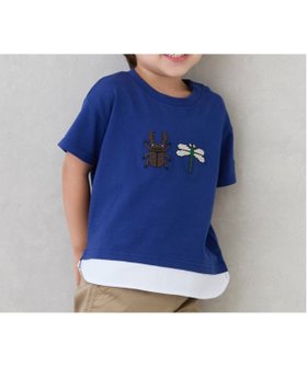 【ナルミヤ オンライン/NARUMIYA ONELINE / KIDS】のブロックプリント半袖Tシャツ 人気、トレンドファッション・服の通販 founy(ファニー) ファッション Fashion キッズファッション Fashion for Kids ブロック Block, Solid Block Pattern プリント Print, Printed Pattern ポケット Pocket, Pocket Detail 半袖 Short Sleeve, Half Sleeve |ID:prp329100004644247