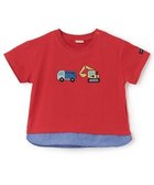 【ナルミヤ オンライン/NARUMIYA ONELINE / KIDS】のブロックプリント半袖Tシャツ 人気、トレンドファッション・服の通販 founy(ファニー) ファッション Fashion キッズファッション Fashion for Kids ブロック Block, Solid Block Pattern プリント Print, Printed Pattern ポケット Pocket, Pocket Detail 半袖 Short Sleeve, Half Sleeve thumbnail 赤|ID: prp329100004644247 ipo3291000000033508087
