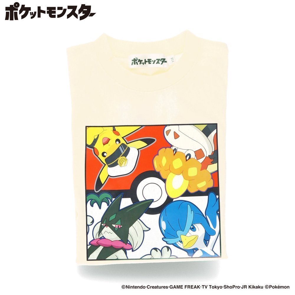 【ブランシェス/branshes / KIDS】の【ポケモン】ロンT 長袖Tシャツ インテリア・キッズ・メンズ・レディースファッション・服の通販 founy(ファニー) 　ファッション　Fashion　キッズファッション　Fashion for Kids　おすすめ　Recommended / Our Picks　パジャマ　Pajamas, Sleepwear　プリント　Print, Printed Pattern　ポケット　Pocket, Pocket Detail　長袖　Long Sleeve, Full Sleeve　04IV_ピカチュウ他|ID: prp329100004644290 ipo3291000000033508793