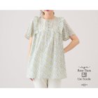 【ローズティアラ/Rose Tiara】のRose Tiara with LIBERTY / フリルブラウス 人気、トレンドファッション・服の通販 founy(ファニー) ファッション Fashion レディースファッション Fashion for Women トップス・カットソー Cut & Sew Tops シャツ・ブラウス・オフィスカジュアル Elegant Blouses & Button-Ups フェミニン Feminine, Girly フリル Frill, Ruffle プリント Print, Printed Pattern 切替 Switching, Contrast Panel thumbnail ブルー|ID: prp329100004644352 ipo3291000000033605340