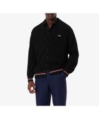 【ラコステ/LACOSTE / MEN】のリブニットステッチコットンニットカーディガン 人気、トレンドファッション・服の通販 founy(ファニー) ファッション Fashion メンズファッション Fashion for Men カフス Cuff Design シンプル Simple, Minimal thumbnail ブラック|ID: prp329100004644356 ipo3291000000033509633