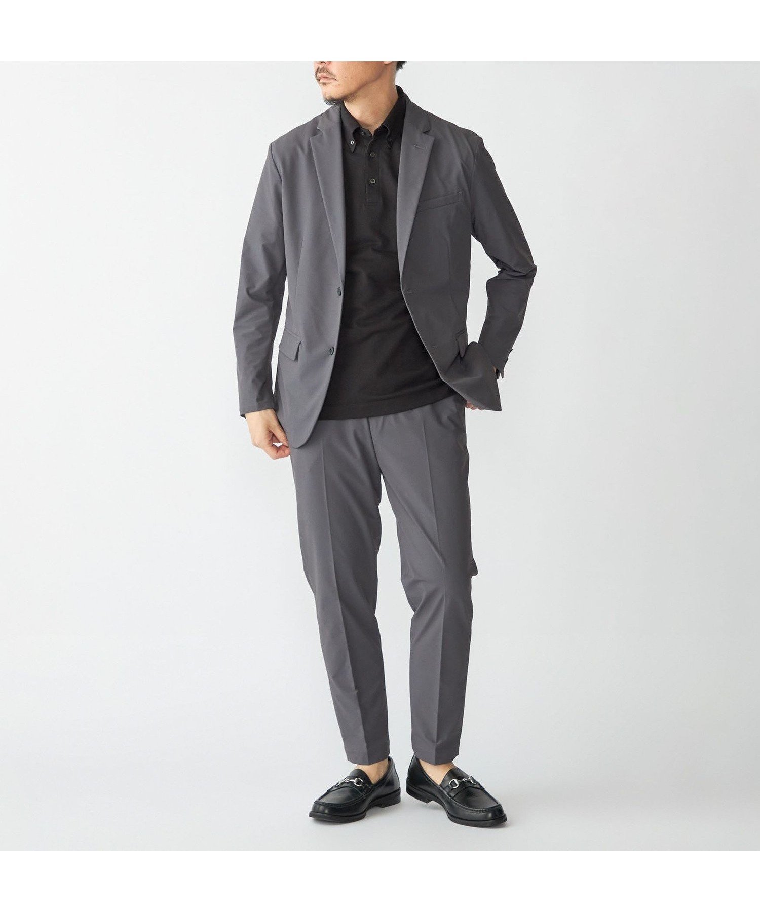 【シップス/SHIPS / MEN】のSHIPS 手洗い可能 FELCERA 2ボタン セットアップ インテリア・キッズ・メンズ・レディースファッション・服の通販 founy(ファニー) 　ファッション　Fashion　メンズファッション　Fashion for Men　セットアップ　Matching Sets　セットアップ　Set-Up, Coordinated Outfit　チャコールグレー|ID: prp329100004644381 ipo3291000000033509994