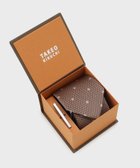 【タケオキクチ/TAKEO KIKUCHI / MEN】のフラワードットネクタイ タイバー カラーBOXセット 人気、トレンドファッション・服の通販 founy(ファニー) ファッション Fashion メンズファッション Fashion for Men おすすめ Recommended / Our Picks ジャカード／ジャガード Jacquard, Woven Pattern ストライプ Stripe, Striped Pattern スーツ Suit, Formalwear ドット Polka Dot, Dot Pattern フラワー Flower, Floral リボン Ribbon, Bow 人気 Popular, Best Seller thumbnail タバコブラウン|ID: prp329100004644385 ipo3291000000033510058