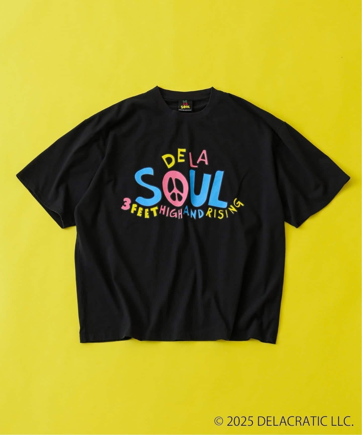 【ジャーナルスタンダード レリューム/JOURNAL STANDARD relume / MEN】のDe La Soul / デ・ラ・ソウル 別注 プリントTシャツ インテリア・キッズ・メンズ・レディースファッション・服の通販 founy(ファニー) 　ファッション　Fashion　メンズファッション　Fashion for Men　ニューヨーク　New York, NYC Style　プリント　Print, Printed Pattern　別注　Limited Edition, Custom Order　ラップ　Wrap, Wrap Design　ワーク　Workwear, Utility Style　おすすめ　Recommended / Our Picks　ブラック|ID: prp329100004644654 ipo3291000000033514618