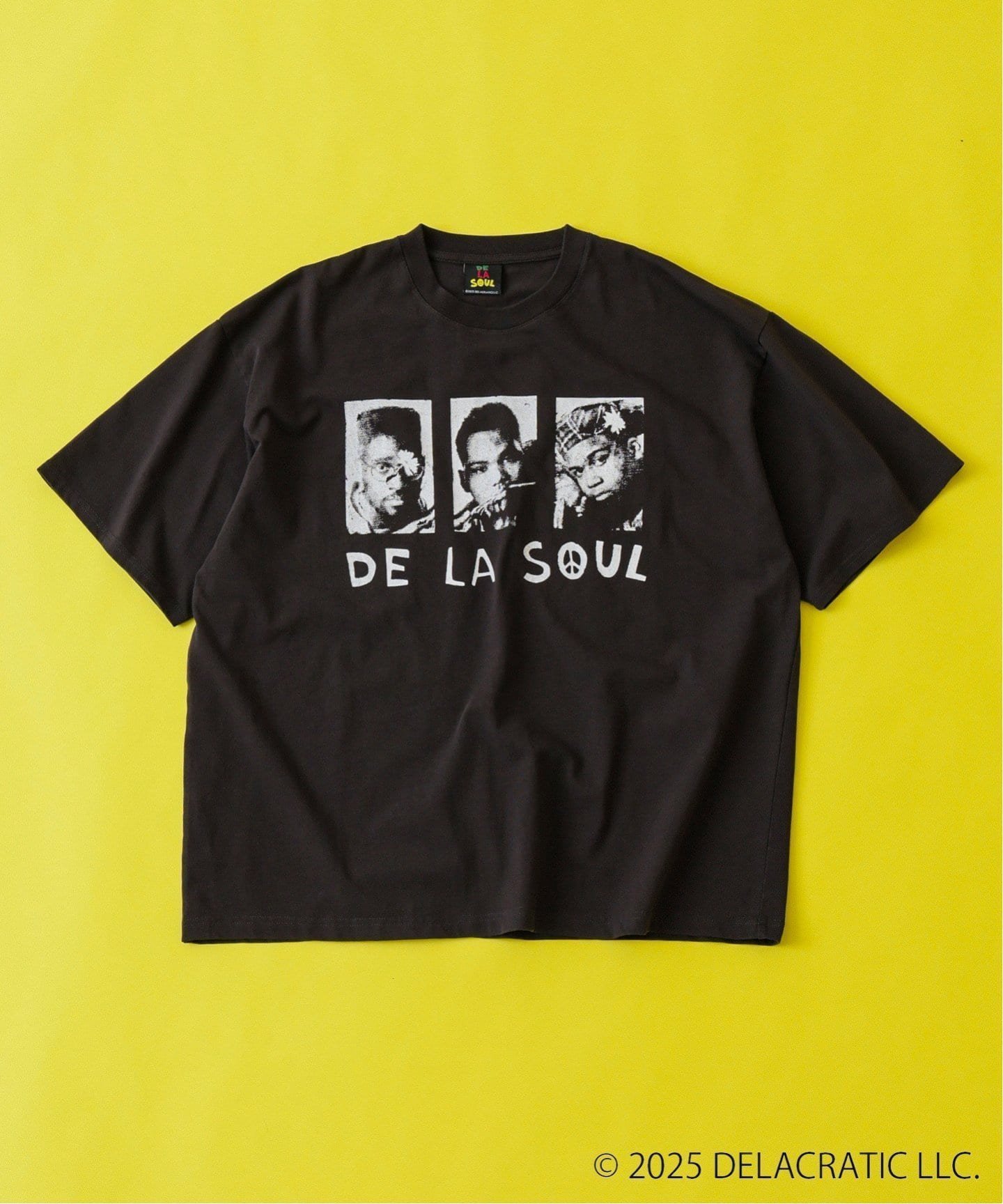 【ジャーナルスタンダード レリューム/JOURNAL STANDARD relume / MEN】のDe La Soul / デ・ラ・ソウル 別注 プリントTシャツ インテリア・キッズ・メンズ・レディースファッション・服の通販 founy(ファニー) 　ファッション　Fashion　メンズファッション　Fashion for Men　ニューヨーク　New York, NYC Style　プリント　Print, Printed Pattern　別注　Limited Edition, Custom Order　ラップ　Wrap, Wrap Design　ワーク　Workwear, Utility Style　おすすめ　Recommended / Our Picks　ブラック B|ID: prp329100004644654 ipo3291000000033514621