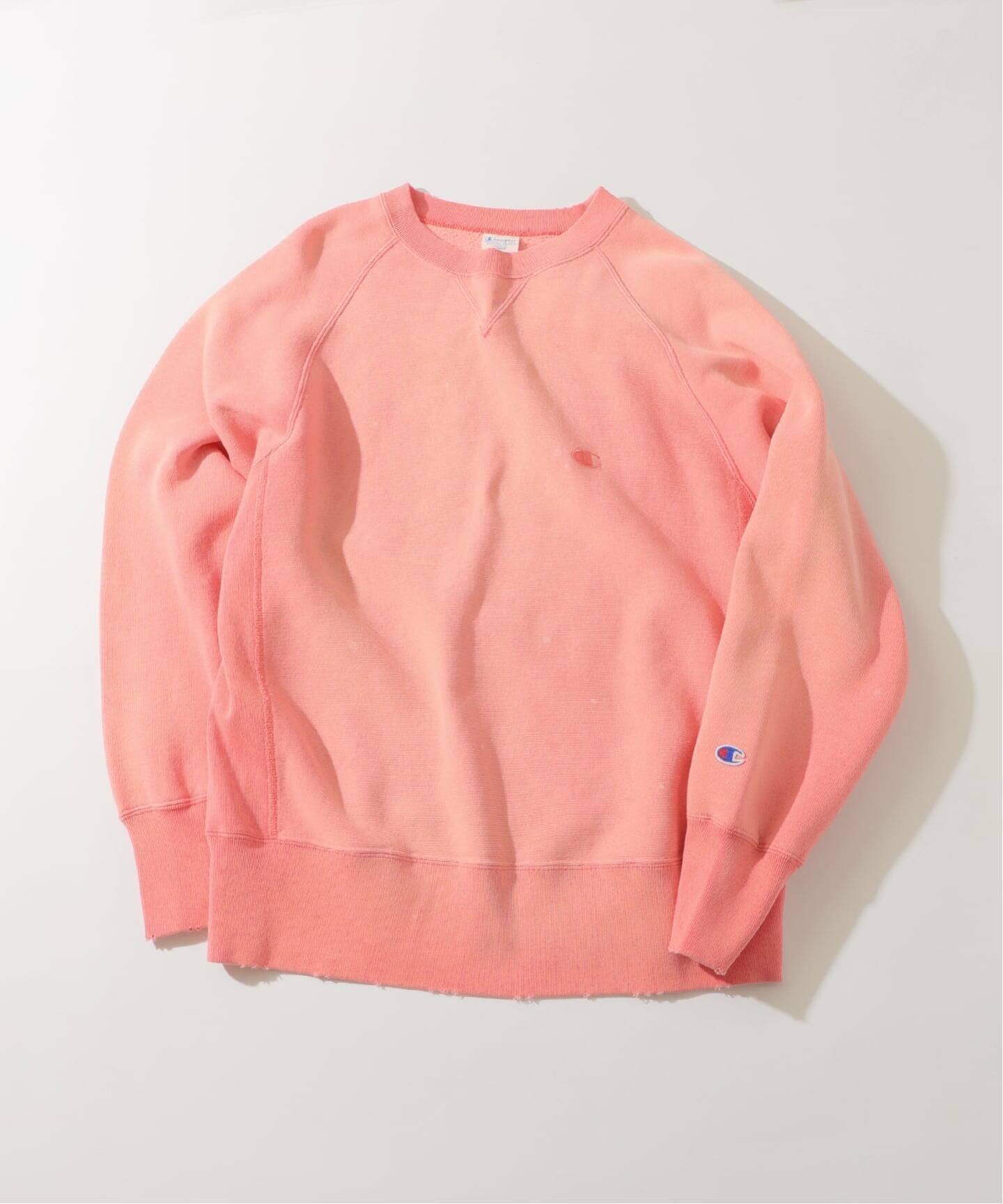 【ジャーナルスタンダード レリューム/JOURNAL STANDARD relume / MEN】のCHAMPION / チャンピオン 別注 リバースウィーブ オーバーダイ スウェット インテリア・キッズ・メンズ・レディースファッション・服の通販 founy(ファニー) 　ファッション　Fashion　メンズファッション　Fashion for Men　スウェット / スエット　Sweatshirt, Sweatwear　スリーブ　Sleeve, Long Sleeve / Short Sleeve　別注　Limited Edition, Custom Order　2025年　2025　2025春夏・S/S　Spring/Summer 2025 SS25　ピンク B|ID: prp329100004644674 ipo3291000000033514918