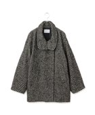 【アダム エ ロペ/ADAM ET ROPE'】の【WEB限定】スタンドカラーウールミドルコート ブラック系(02)|ID: prp329100004644693 ipo3291000000033515291