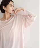 【ローリーズファーム/LOWRYS FARM】のUSEFULシアープルオーバー 人気、トレンドファッション・服の通販 founy(ファニー) ファッション Fashion レディースファッション Fashion for Women トップス・カットソー Cut & Sew Tops カジュアルプルオーバー・ニットトップス Pullovers & Knit Tops / Casual Pullovers インナー Innerwear キャミワンピース Cami Dress, Slip Dress シアー Sheer, See-Through シンプル Simple, Minimal トレンド Trend, Trending Now ワイド Wide, Wide Fit 長袖 Long Sleeve, Full Sleeve thumbnail ピンク|ID: prp329100004644709 ipo3291000000034253369