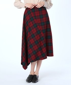 【スキャパ/SCAPA】のジョリーンタータンスカート 人気、トレンドファッション・服の通販 founy(ファニー) ファッション Fashion レディースファッション Fashion for Women スカート Skirts アシンメトリー Asymmetrical Style アンサンブル Ensemble Set シンプル Simple, Minimal バランス Balance, Style Balance |ID:prp329100004644778