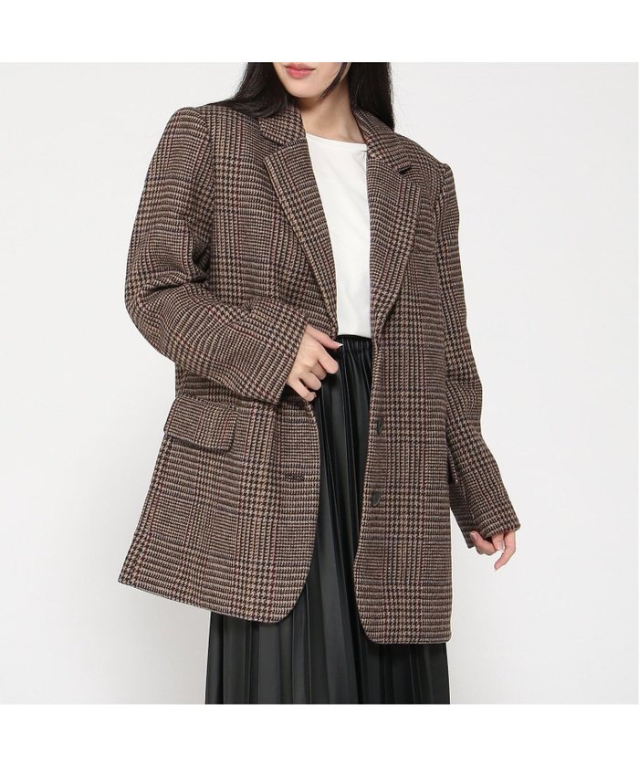 【ギャップ/GAP】のリラックス ハウンドトゥース ブレザー インテリア・キッズ・メンズ・レディースファッション・服の通販 founy(ファニー) https://founy.com/ ファッション Fashion レディースファッション Fashion for Women おすすめ Recommended / Our Picks ストレート Straight, Straight Cut チェック Check, Plaid, Tartan ツイル Twist, Twisted Detail ハウンドトゥース Houndstooth, Dogtooth Check フィット Fit, Slim Fit フロント Front, Front Design リラックス Relax, Relaxed Fit 長袖 Long Sleeve, Full Sleeve |ID: prp329100004644828 ipo3291000000033517564