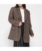 【ギャップ/GAP】のリラックス ハウンドトゥース ブレザー BROWN_PLAID|ID: prp329100004644828 ipo3291000000033517567