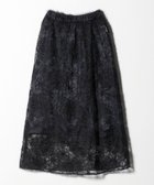 【ビューティ&ユース ユナイテッドアローズ/BEAUTY&YOUTH / UNITED ARROWS】の【WEB限定】エンブロイダリー チュールギャザースカート BLACK|ID: prp329100004644833 ipo3291000000033517613