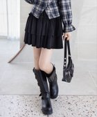 【クリア/clear】の2段フリルティアードスウェードミニスカート 人気、トレンドファッション・服の通販 founy(ファニー) ファッション Fashion レディースファッション Fashion for Women スカート Skirts ミニスカート Mini Skirts おすすめ Recommended / Our Picks コンパクト Compact, Small Size ショート Short, Short Length バランス Balance, Style Balance ロング Long, Long-Length 秋 Autumn A/W・秋冬 Autumn/Winter thumbnail BK|ID: prp329100004644839 ipo3291000000033517695
