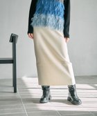 【レプシィム ローリーズファーム/LEPSIM LOWRYS FARM】の12ゲージ総針ナロースカート アイボリー08|ID: prp329100004644850 ipo3291000000035027492