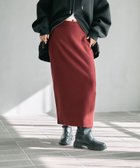 【レプシィム ローリーズファーム/LEPSIM LOWRYS FARM】の12ゲージ総針ナロースカート ボルドー38|ID: prp329100004644850 ipo3291000000035027497