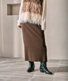 【レプシィム ローリーズファーム/LEPSIM LOWRYS FARM】の12ゲージ総針ナロースカート ブラウン55|ID: prp329100004644850 ipo3291000000035027498