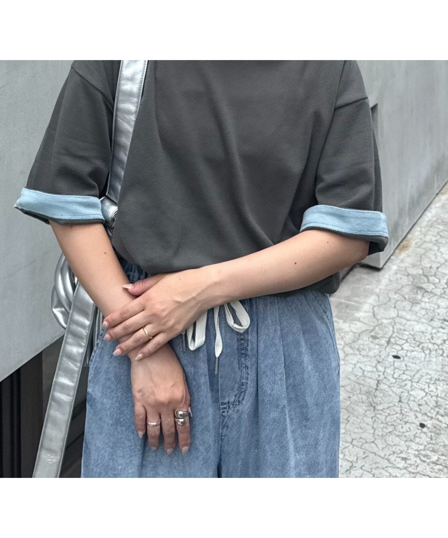 【チャオパニックティピー/CIAOPANIC TYPY】の【真夏でも着れる】ユニセックスキープシェイプフライス半袖Tee インテリア・キッズ・メンズ・レディースファッション・服の通販 founy(ファニー) 　ファッション　Fashion　レディースファッション　Fashion for Women　トップス・カットソー　Cut & Sew Tops　インナー　Innerwear　サマー　Summer, Summer Style　サンダル　Sandals, Summer Shoes　シェイプ　Shape, Slim Fit　ショート　Short, Short Length　シンプル　Simple, Minimal　スラックス　Slacks, Dress Pants　スリーブ　Sleeve, Long Sleeve / Short Sleeve　チュニック　Tunic, Long Top　定番　Standard, Basic Item　ハーフ　Half, Half-Length　フィット　Fit, Slim Fit　半袖　Short Sleeve, Half Sleeve　リラックス　Relax, Relaxed Fit　おすすめ　Recommended / Our Picks　夏　Summer　カーキ|ID: prp329100004644858 ipo3291000000034902523