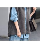 【フレームワーク/FRAMeWORK】のウールボアベスト 人気、トレンドファッション・服の通販 founy(ファニー) ファッション Fashion レディースファッション Fashion for Women アウター Coat / Outerwear Collection トップス・カットソー Cut & Sew Tops ベスト&ジレ / 重ね着スタイル Vests & Gilets スウェット / スエット Sweatshirt, Sweatwear スタンド Stand Collar, Upright Stand ストレート Straight, Straight Cut スポーティ Sporty, Casual Athletic ベスト Vest, Waistcoat 冬 Winter / This Winter thumbnail グレー|ID: prp329100004644884 ipo3291000000033609619