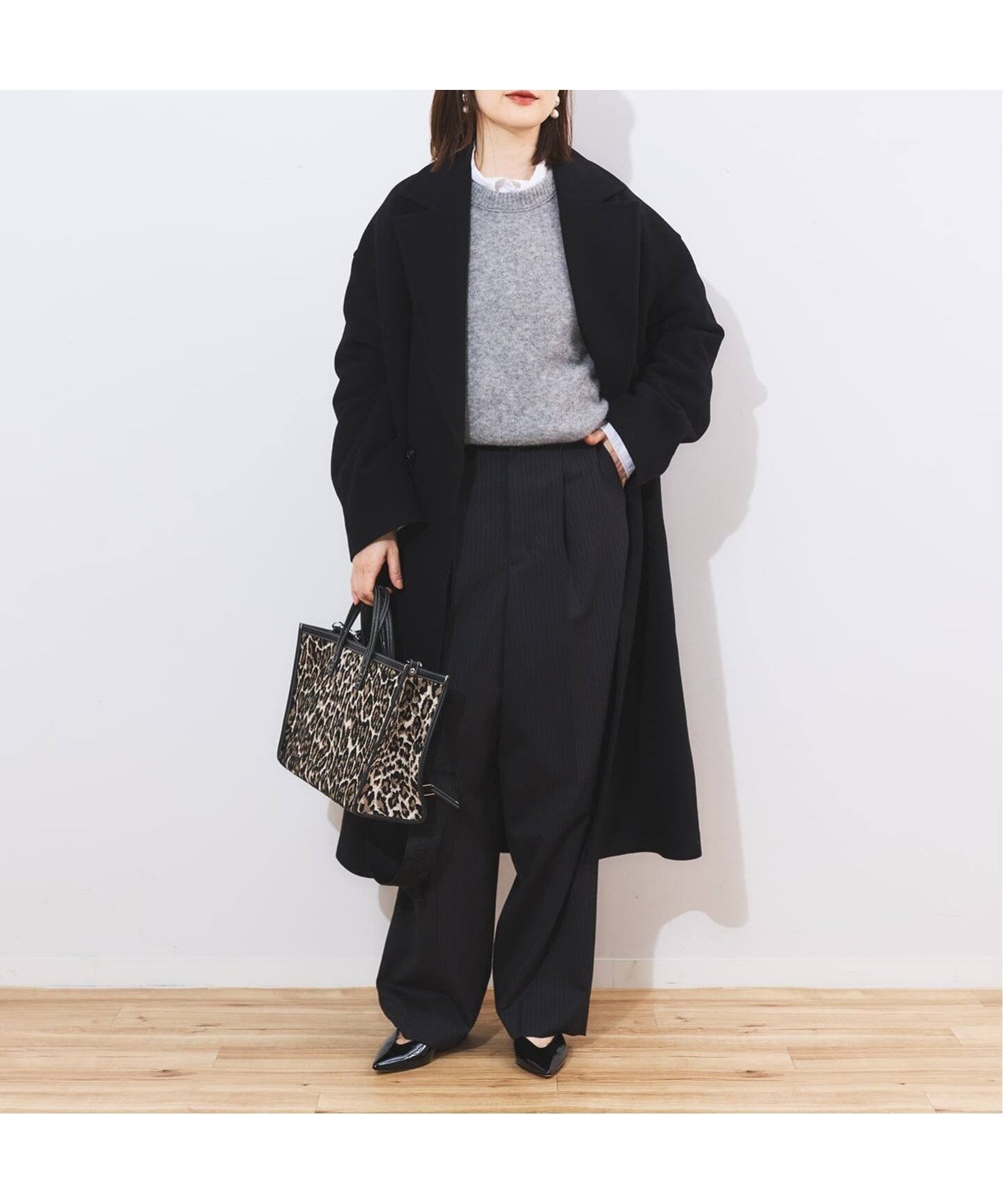 【ジャーナルスタンダード レサージュ/journal standard L'essage】の《追加 》SUPER120/MANTECOオーバーコート インテリア・キッズ・メンズ・レディースファッション・服の通販 founy(ファニー) 　ファッション　Fashion　レディースファッション　Fashion for Women　アウター　Coat / Outerwear Collection　コート・ロングコート・ピーコート　Long Coats, Peacoats & More　ブラック|ID: prp329100004644920 ipo3291000000033519062