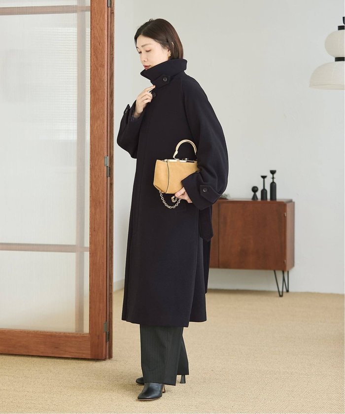 【ジャーナルスタンダード レサージュ/journal standard L'essage】の《追加 》モッサ/GIOLICAチェックバルカラーコート インテリア・キッズ・メンズ・レディースファッション・服の通販 founy(ファニー) https://founy.com/ ファッション Fashion レディースファッション Fashion for Women アウター Coat / Outerwear Collection コート・ロングコート・ピーコート Long Coats, Peacoats & More 2025年 2025 2025-2026秋冬・A/W Autumn/Winter 2025–26 AW25–26 |ID: prp329100004644925 ipo3291000000033519088