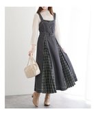 【ルディックパーク/LUDIC PARK】のチェックプリーツ切り替えジャンパースカート 人気、トレンドファッション・服の通販 founy(ファニー) ファッション Fashion レディースファッション Fashion for Women スカート Skirts インナー Innerwear 秋 Autumn シアー Sheer, See-Through タートルネック Turtleneck, High Neck チェック Check, Plaid, Tartan ツイル Twist, Twisted Detail フェミニン Feminine, Girly プリーツ Pleats, Pleated ポケット Pocket, Pocket Detail ループ Loop, Loop Knit おすすめ Recommended / Our Picks thumbnail 濃グレー|ID: prp329100004644926 ipo3291000000033519097