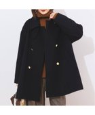 【ジャーナルスタンダード レサージュ/journal standard L'essage】の《追加 》SUPER120/MANTECOステンカラーショートコート ブラック|ID: prp329100004644931 ipo3291000000033519128