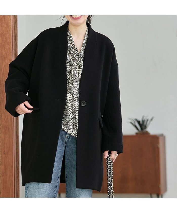 【ジャーナルスタンダード レサージュ/journal standard L'essage】の《追加 》SUPER140S/GIOLICA コクーンコート インテリア・キッズ・メンズ・レディースファッション・服の通販 founy(ファニー) https://founy.com/ ファッション Fashion レディースファッション Fashion for Women アウター Coat / Outerwear Collection コート・ロングコート・ピーコート Long Coats, Peacoats & More 2025年 2025 2025-2026秋冬・A/W Autumn/Winter 2025–26 AW25–26 |ID: prp329100004644935 ipo3291000000033519163