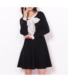 【ジルバイジルスチュアート/JILL by JILLSTUART】のビッグリボンニットアップ 人気、トレンドファッション・服の通販 founy(ファニー) ファッション Fashion レディースファッション Fashion for Women トップス・カットソー Cut & Sew Tops ニット Knit Tops & Sweaters カーディガン Cardigan, Knitwear セットアップ Set-Up, Coordinated Outfit ビッグ Big, Oversized リボン Ribbon, Bow thumbnail ブラック|ID: prp329100004644945 ipo3291000000033519275