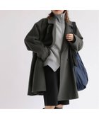 【ジャーナルスタンダード レリューム/JOURNAL STANDARD relume】の《WEB限定追加 》 25AW新作 尾州ウールモッサWブレストハーフコート グレー|ID: prp329100004644952 ipo3291000000033519318