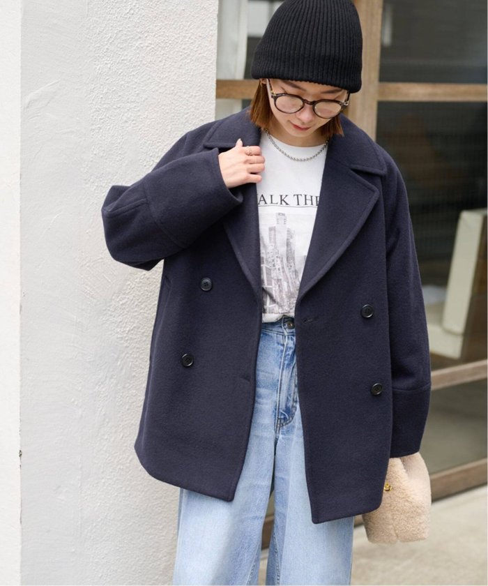 【ジャーナルスタンダード レリューム/JOURNAL STANDARD relume】の《追加 》 25AW新作 尾州ウールスーパー100モッサPコート インテリア・キッズ・メンズ・レディースファッション・服の通販 founy(ファニー) https://founy.com/ ファッション Fashion レディースファッション Fashion for Women アウター Coat / Outerwear Collection コート・ロングコート・ピーコート Long Coats, Peacoats & More Pコート Pea Coats 2025年 2025 2025-2026秋冬・A/W Autumn/Winter 2025–26 AW25–26 |ID: prp329100004644966 ipo3291000000033519433