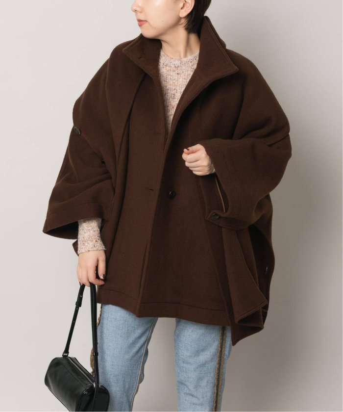 【ボナム/BONUM】のMUFFLER PONCHO コート インテリア・キッズ・メンズ・レディースファッション・服の通販 founy(ファニー) https://founy.com/ ファッション Fashion レディースファッション Fashion for Women アウター Coat / Outerwear Collection コート・ロングコート・ピーコート Long Coats, Peacoats & More ストール Stole, Wrap ポンチョ Poncho, Cape Style マフラー Scarf, Muffler |ID: prp329100004644968 ipo3291000000033519454