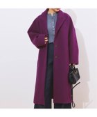 【ジャーナルスタンダード レサージュ/journal standard L'essage】のブークレ コクーンコート パープル|ID: prp329100004644976 ipo3291000000033519577
