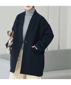 【ジャーナルスタンダード レサージュ/journal standard L'essage】の《追加 》SUPER140S/GIOLICA コクーンコート ネイビー|ID: prp329100004644982 ipo3291000000033519606