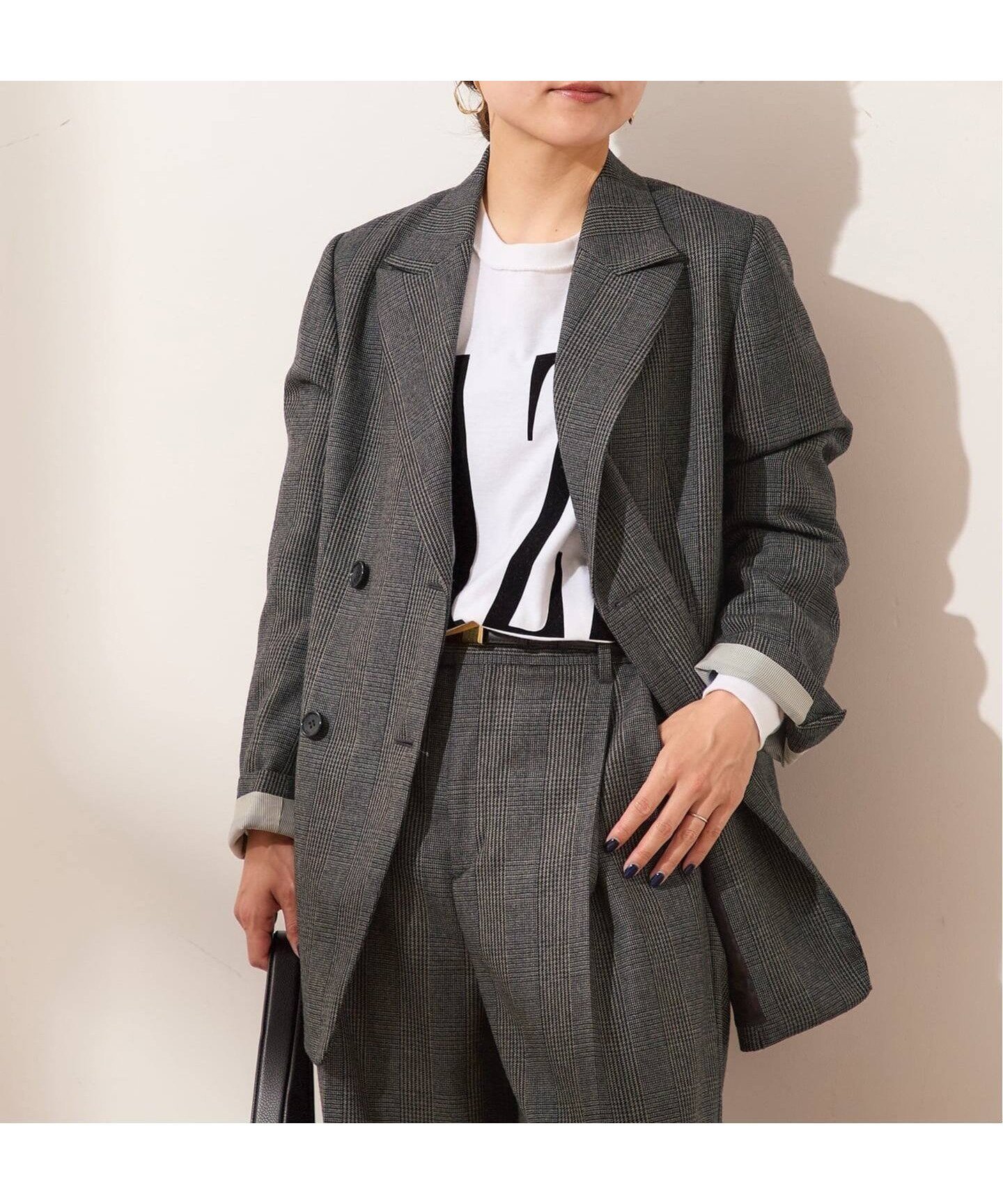 【ジャーナルスタンダード レサージュ/journal standard L'essage】の2/48チェックジャケット インテリア・キッズ・メンズ・レディースファッション・服の通販 founy(ファニー) 　ファッション　Fashion　レディースファッション　Fashion for Women　アウター　Coat / Outerwear Collection　レディースジャケット・軽アウター　Jackets　2025年　2025　2025-2026秋冬・A/W　Autumn/Winter 2025–26 AW25–26　おすすめ　Recommended / Our Picks　ジャケット　Jacket, Outerwear　セットアップ　Set-Up, Coordinated Outfit　チェック　Check, Plaid, Tartan　トレンド　Trend, Trending Now　マニッシュ　Mannish, Boyish　別注　Limited Edition, Custom Order　ブラウン|ID: prp329100004644986 ipo3291000000033519636