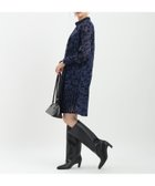 【アンデミュウ/Andemiu】のシアーフロッキーキリカエミニワンピース 人気、トレンドファッション・服の通販 founy(ファニー) ファッション Fashion レディースファッション Fashion for Women ワンピース Dresses エアリー Airy Texture シアー Sheer, See-Through ショート Short, Short Length タイツ Tights, Legwear フラワー Flower, Floral プリント Print, Printed Pattern プリーツ Pleats, Pleated ロング Long, Long-Length エレガント 上品 Elegant A/W・秋冬 Autumn/Winter thumbnail ネイビー|ID: prp329100004645004 ipo3291000000033519755