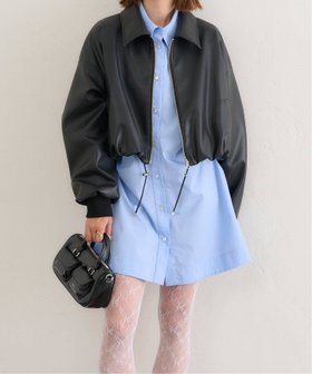 【ユーバイ スピック&スパン/U by Spick&Span】のフェイクレザードロストブルゾン 人気、トレンドファッション・服の通販 founy(ファニー) ファッション Fashion レディースファッション Fashion for Women アウター Coat / Outerwear Collection ブルゾンジャケット・スポーティアウター Blouson Jackets 2025年 2025 2025-2026秋冬・A/W Autumn/Winter 2025–26 AW25–26 おすすめ Recommended / Our Picks ショート Short, Short Length フェミニン Feminine, Girly |ID:prp329100004645026