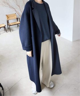 【スローブ イエナ/SLOBE IENA】のsouple wool ダブルフェイスロングコート 人気、トレンドファッション・服の通販 founy(ファニー) ファッション Fashion レディースファッション Fashion for Women アウター Coat / Outerwear Collection コート・ロングコート・ピーコート Long Coats, Peacoats & More 2025年 2025 2025-2026秋冬・A/W Autumn/Winter 2025–26 AW25–26 ポケット Pocket, Pocket Detail 人気 Popular, Best Seller 日本製 Made In Japan |ID:prp329100004645030