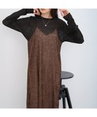 【バブ ブージュルード/Bab Bou Jeloud】の【低身長向けサイズあり】フラワーレースIラインキャミワンピース BROWN|ID: prp329100004645035 ipo3291000000033625390