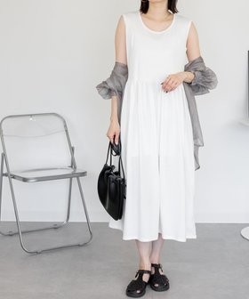 【ビーフラット/bflat】のノースリーブカットワンピース ロング丈 マキシ丈 フライス綿 インナー 人気、トレンドファッション・服の通販 founy(ファニー) ファッション Fashion レディースファッション Fashion for Women ワンピース Dresses インナー Innerwear シンプル Simple, Minimal ノースリーブ Sleeveless, No-Sleeve マキシ Maxi, Full Length ロング Long, Long-Length エレガント 上品 Elegant |ID:prp329100004645038