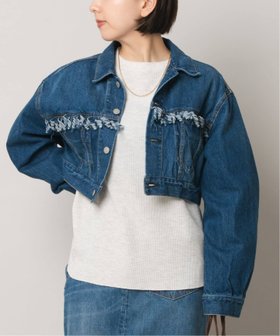 【ボナム/BONUM】のフリンジデニムショートジャケット 人気、トレンドファッション・服の通販 founy(ファニー) ファッション Fashion レディースファッション Fashion for Women アウター Coat / Outerwear Collection レディースジャケット・軽アウター Jackets ショート Short, Short Length デニム Denim, Jeans Material バランス Balance, Style Balance フリンジ Fringe, Tassel |ID:prp329100004645046