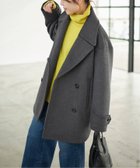 【スピック&スパン/Spick & Span】のS160ビーバーPコート 人気、トレンドファッション・服の通販 founy(ファニー) ファッション Fashion レディースファッション Fashion for Women アウター Coat / Outerwear Collection コート・ロングコート・ピーコート Long Coats, Peacoats & More Pコート Pea Coats なめらか Smooth, Silky Texture マニッシュ Mannish, Boyish エレガント 上品 Elegant ビジネス 仕事 通勤 Business / Work / Commuting thumbnail グレー|ID: prp329100004645091 ipo3291000000033609502
