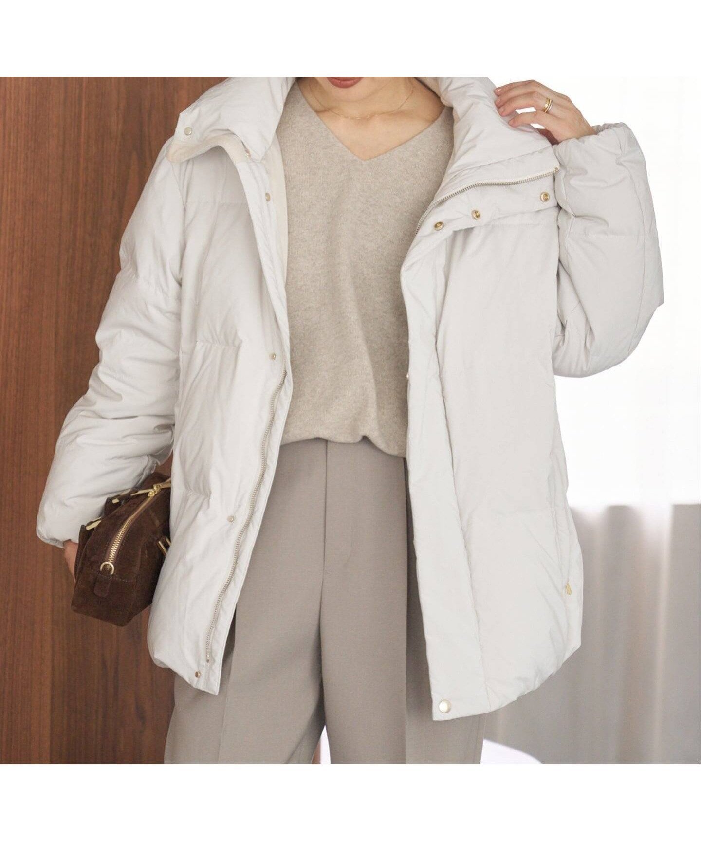 【イエナ/IENA】のARTIROSAライトパッファーダウン インテリア・キッズ・メンズ・レディースファッション・服の通販 founy(ファニー) 　ファッション　Fashion　レディースファッション　Fashion for Women　2025年　2025　2025-2026秋冬・A/W　Autumn/Winter 2025–26 AW25–26　スタンド　Stand Collar, Upright Stand　タフタ　Taffeta, Structured Fabric　ポケット　Pocket, Pocket Detail　ナチュラル|ID: prp329100004645097 ipo3291000000033520629