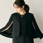 【ローズティアラ/Rose Tiara】のケープ風ジャケット 人気、トレンドファッション・服の通販 founy(ファニー) ファッション Fashion レディースファッション Fashion for Women アウター Coat / Outerwear Collection レディースジャケット・軽アウター Jackets シンプル Simple, Minimal ジャケット Jacket, Outerwear スタンダード Standard, Basic スマート Smart, Elegant ドレス Dress, One-Piece フェミニン Feminine, Girly プリント Print, Printed Pattern ポケット Pocket, Pocket Detail ビジネス 仕事 通勤 Business / Work / Commuting thumbnail ブラック|ID: prp329100004645102 ipo3291000000033520680