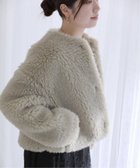【ラ トータリテ/La TOTALITE】のTICCA / ティッカ ウールファーショートコート 人気、トレンドファッション・服の通販 founy(ファニー) ファッション Fashion レディースファッション Fashion for Women アウター Coat / Outerwear Collection コート・ロングコート・ピーコート Long Coats, Peacoats & More thumbnail ベージュ|ID: prp329100004645104 ipo3291000000033520719