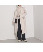 【カリテ/qualite】の【毛玉になりにくい】ダブルフェイスチェスターコート 人気、トレンドファッション・服の通販 founy(ファニー) ファッション Fashion レディースファッション Fashion for Women アウター Coat / Outerwear Collection コート・ロングコート・ピーコート Long Coats, Peacoats & More チェスターコート・ロング丈アウター Chester Coats / Chesterfield Long Coats バランス Balance, Style Balance ラグジュアリー Luxury, Elegant ワイド Wide, Wide Fit エレガント 上品 Elegant 冬 Winter / This Winter thumbnail ライトベージュ|ID: prp329100004645123 ipo3291000000033521022