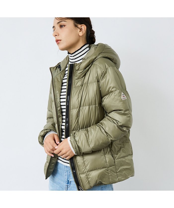 【ルージュヴィフラクレ/Rouge vif la cle】の【PYRENEX / ピレネックス】BASSIA HOODED / バッシア フ インテリア・キッズ・メンズ・レディースファッション・服の通販 founy(ファニー) https://founy.com/ ファッション Fashion レディースファッション Fashion for Women アウトドア Outdoor Clothing インナー Innerwear キルト Quilt, Quilted Fabric コンパクト Compact, Small Size 軽量 Lightweight, Ultra Light スクエア Square, Square Shape ストレート Straight, Straight Cut ダウン Down, Puffer ドローコード Drawcord, Drawstring Cord フィット Fit, Slim Fit フランス France, French フロント Front, Front Design プレミアム Premium, High-End リラックス Relax, Relaxed Fit 旅行 Travel ビジネス 仕事 通勤 Business / Work / Commuting |ID: prp329100004645131 ipo3291000000033521127