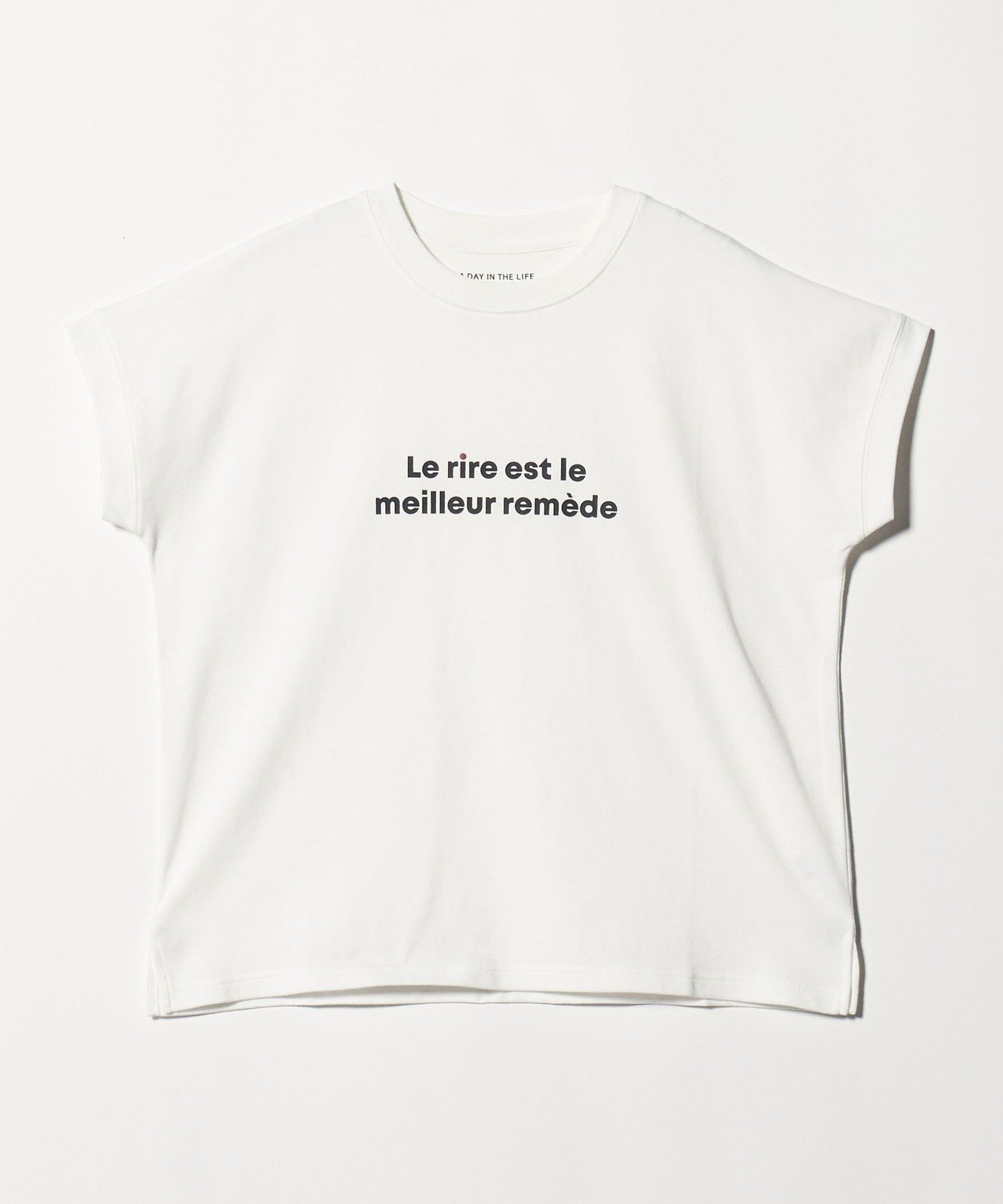 【ユナイテッドアローズ/UNITED ARROWS】のクリニクラウン ロゴTシャツ A DAY IN THE LIFE インテリア・キッズ・メンズ・レディースファッション・服の通販 founy(ファニー) 　ファッション　Fashion　レディースファッション　Fashion for Women　トップス・カットソー　Cut & Sew Tops　シャツ・ブラウス・オフィスカジュアル　Elegant Blouses & Button-Ups　ロングTシャツ・Tシャツ　Longline T-Shirts & Tees　シンプル　Simple, Minimal　スラックス　Slacks, Dress Pants　フレア　Flare, Flared　フレンチ　French, French Style　プリント　Print, Printed Pattern　夏　Summer　WHITE|ID: prp329100004645188 ipo3291000000033522284