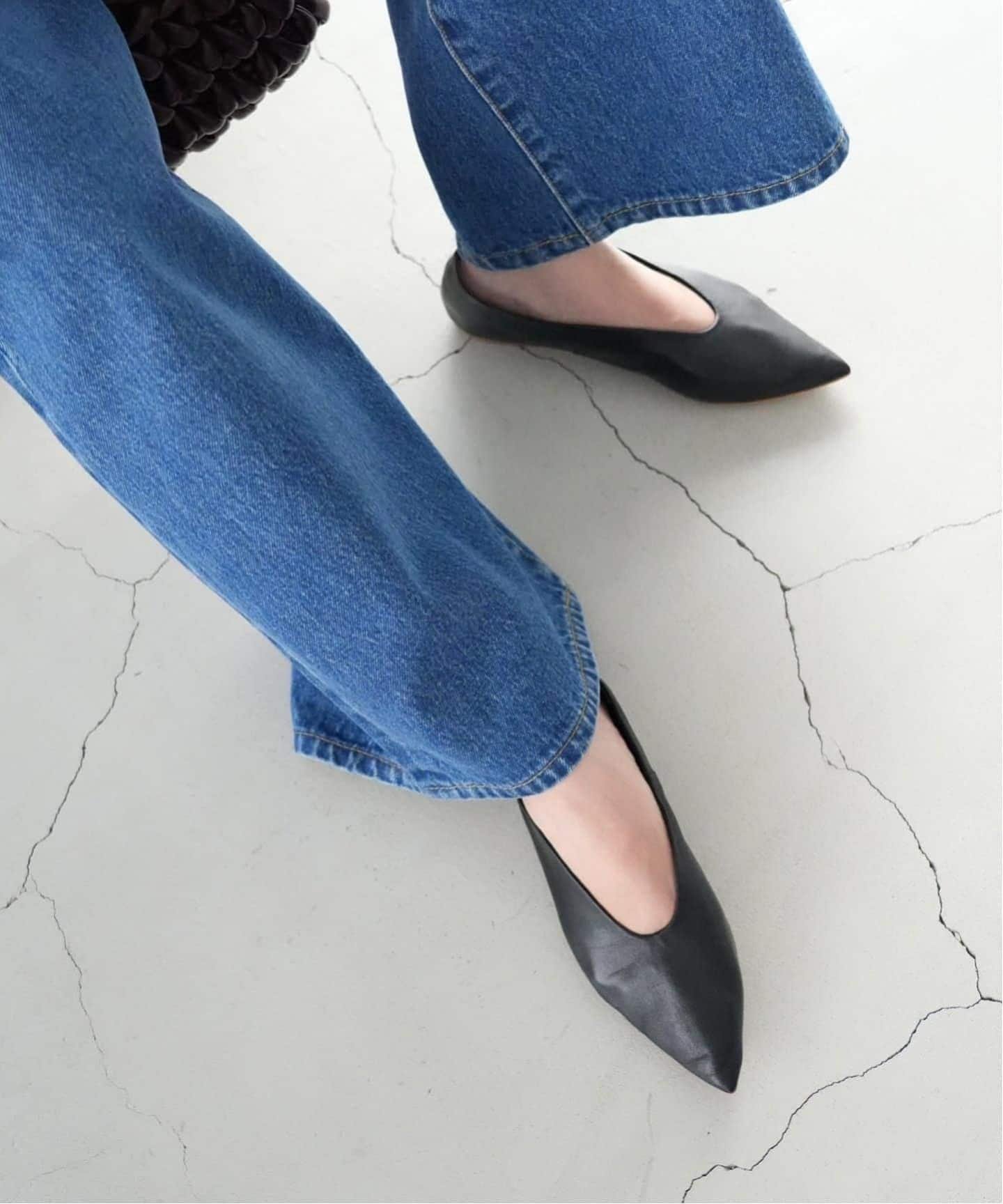 【スローブ イエナ/SLOBE IENA】の《一部WEB限定/追加》BONITAS/ボニータス レザーポインテッドパンプス インテリア・キッズ・メンズ・レディースファッション・服の通販 founy(ファニー) 　ファッション　Fashion　レディースファッション　Fashion for Women　ブラック|ID: prp329100004645192 ipo3291000000033522403