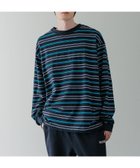 【ローリーズファーム/LOWRYS FARM】の【新ラインLFM】CREW NECK ボーダーT/LS【UNISEX】 人気、トレンドファッション・服の通販 founy(ファニー) ファッション Fashion レディースファッション Fashion for Women ユニセックス Unisex, Genderless なめらか Smooth, Silky Texture スリーブ Sleeve, Long Sleeve / Short Sleeve ボーダー Border, Stripe ルーズ Loose, Oversized ロング Long, Long-Length thumbnail ブルー85|ID: prp329100004645201 ipo3291000000033599471