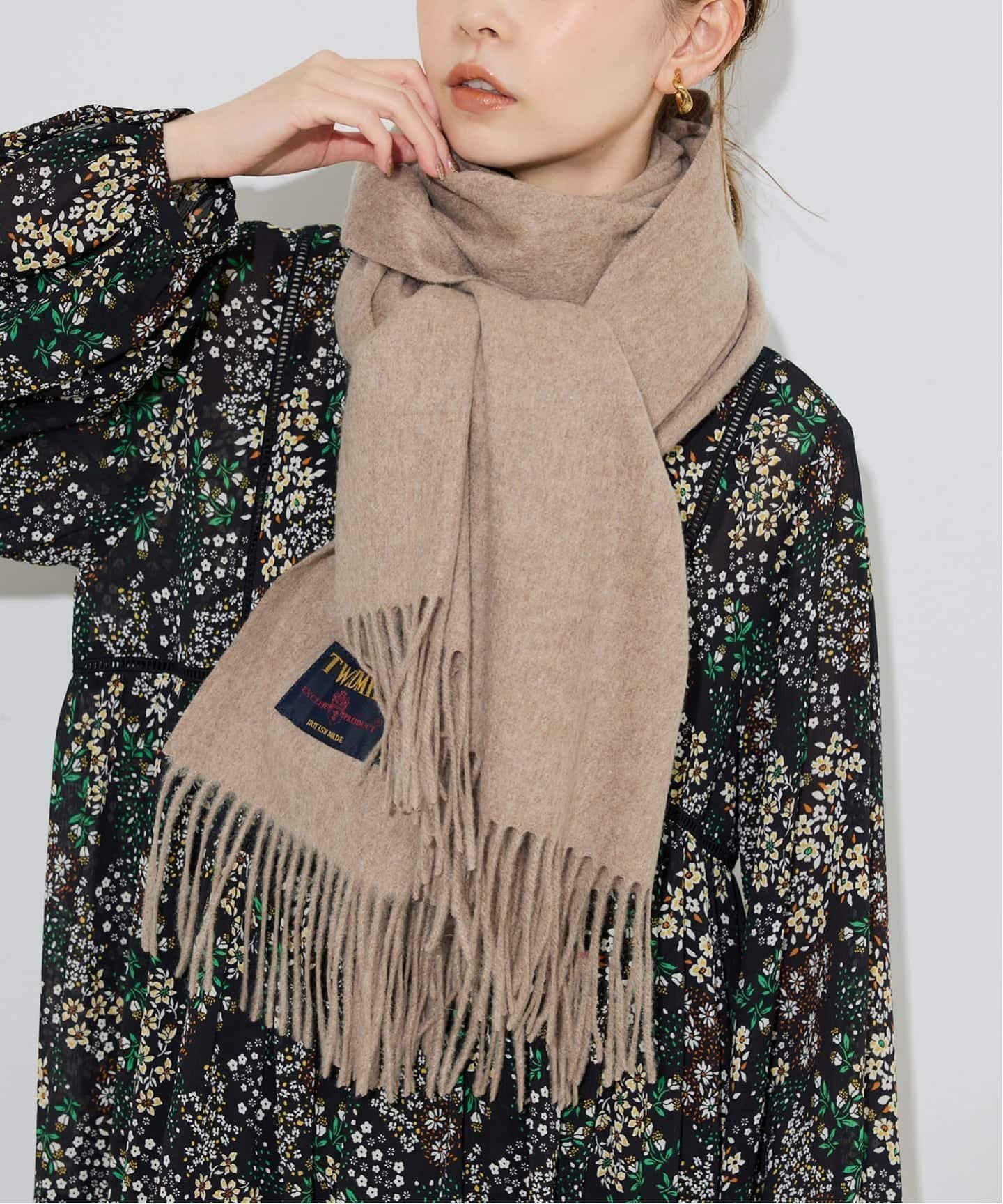 【スローブ イエナ/SLOBE IENA】の《追加 》TWEED MILL/ツイードミル ストール インテリア・キッズ・メンズ・レディースファッション・服の通販 founy(ファニー) 　ファッション　Fashion　レディースファッション　Fashion for Women　ストール　Stole, Wrap　ツイード　Twill, Twill Weave　キャメル A|ID: prp329100004645234 ipo3291000000033599011